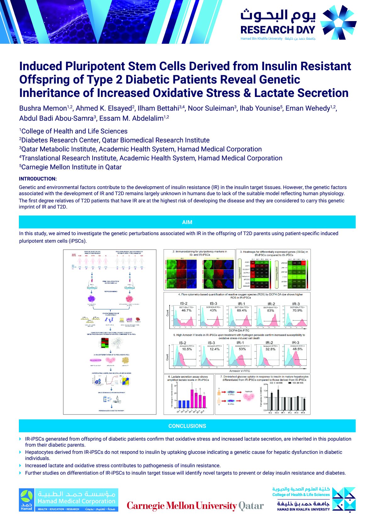 Induced Pluripotent Stem Cells Derived from Insulin Resistant Offspring of Type 2 Diabetic Patients Reveal Genetic Inheritance of Increased Oxidative Stress & Lactate Secretion